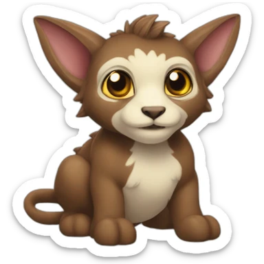 Dracaufeut buvant une bières  sticker