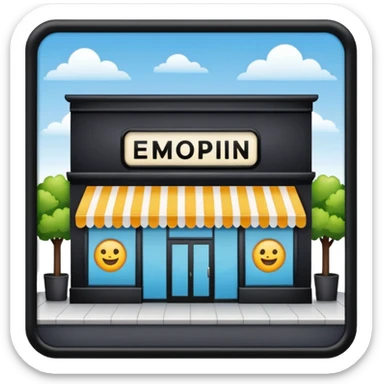 shop or mall sticker