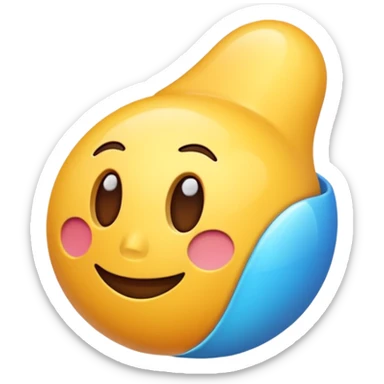 brainstorming  : 3d Icon with color of D0B8FF
 sticker