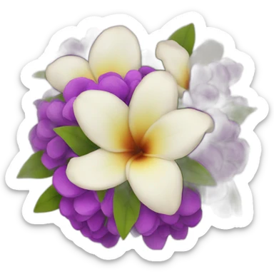 The most beautiful flower bouqet sticker