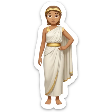 cartagineses cuerpo entero solo uno ahora mujer sticker