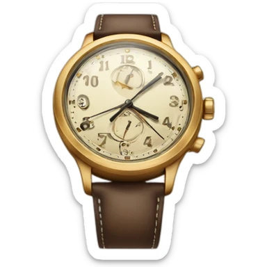reloj en movimiento sticker