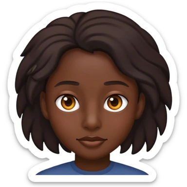 Profile picture, dark colors sticker