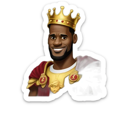 King Lebron James sticker