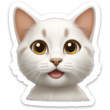 Chaton roux sticker