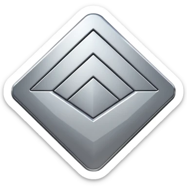 simple chevron up icon sticker