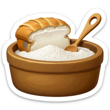  simple salt cellar and bread   sticker
