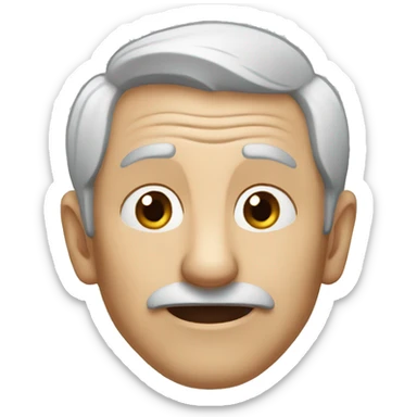 A old man who is a rat sticker