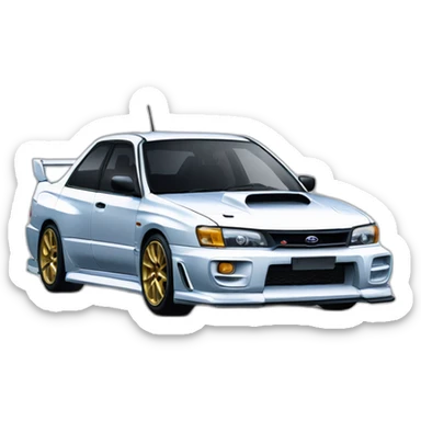 subaru GC8 STI sticker