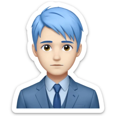ethereal-pastel-transparent-translucent-gorgeous-spectral-dark-greyish-blue-whitish-gloomy-man-with-blue-hair-with-a-beautiful-grey-suit sticker