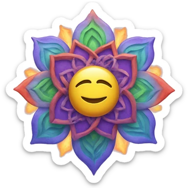 Chakra symbols sticker