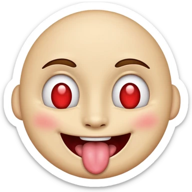 🥺😋 this two emoji combined  sticker