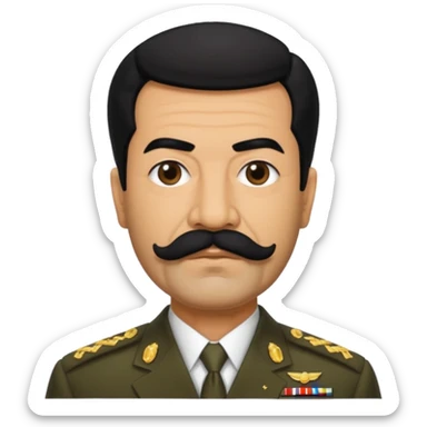 Saddam Hussien sticker