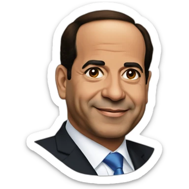 Abdel Fattah El-Sisi sticker