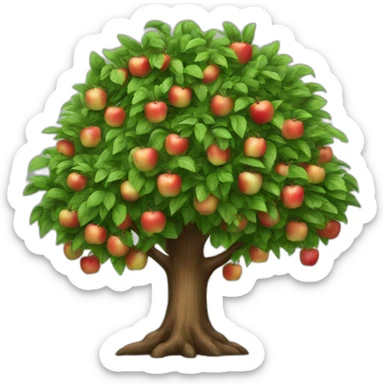 apple tree sticker