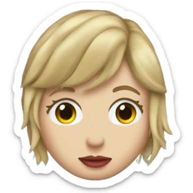 gojo kiss taylor swift sticker