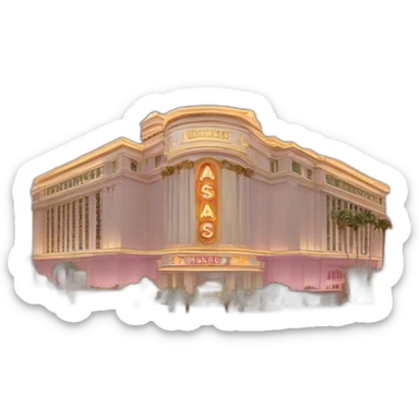 caesars palace casino front las vegas sticker