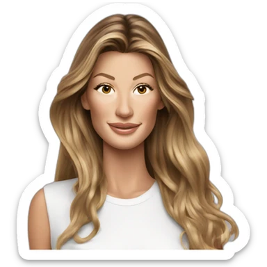 gisele bundchen sticker