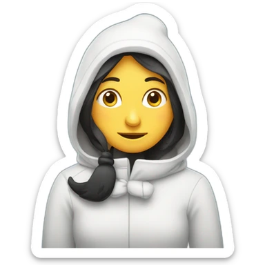 Femelle du pingouin sticker