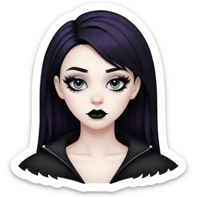 Goth femboy sticker