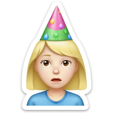 Party sick emoji  sticker