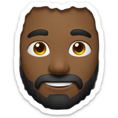 hairy shirtless man sticker