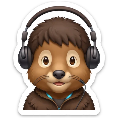 a mole for twitch chanel sticker