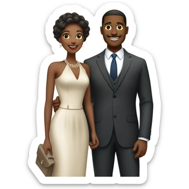 Date Night Dressed up sticker