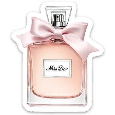 miss dior perfume sticker