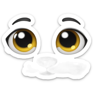 Chat, qui fait les gros yeux sticker