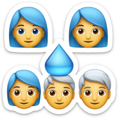 Kare mavi tik ınstagram'daki gibi böyle bir tek sticker