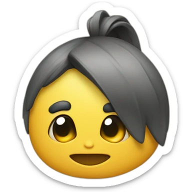 Letra G com um gancho sticker