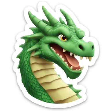 graoully dragon  of Metz  sticker