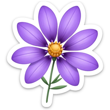 lavanda flower sticker