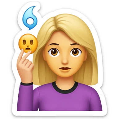 wütende frau reißt sich ihre haare raus vor Wut sticker