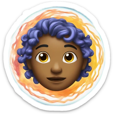 person whose body is a planet who is called kayden and is primary six from tao nan school sticker