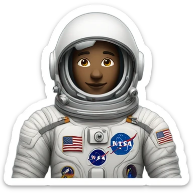 astronaut by freeny sticker