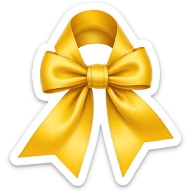 Sarı kurdele  sticker