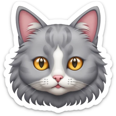 Cat with star eyes  sticker