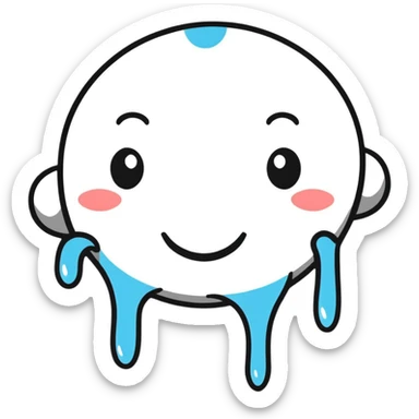 happy crying face with tears of joy sticker