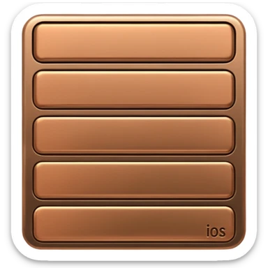 bronze bars, bronze text sticker