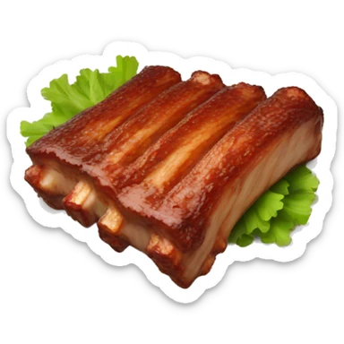 Spare ribs sticker
