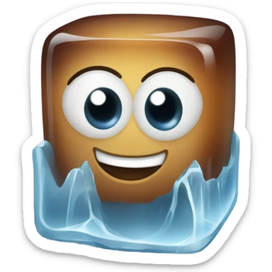 ice cube bfdi sticker