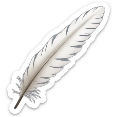 Vilen feather sticker