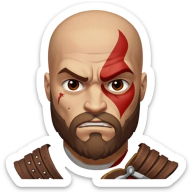 kratos sticker