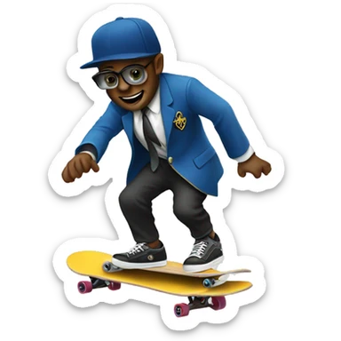 Freemason skateboarding sticker