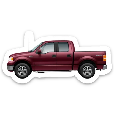 2004 F150 Burgundy sticker