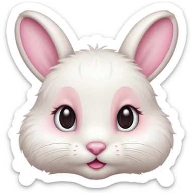 Baby Bunny face  sticker