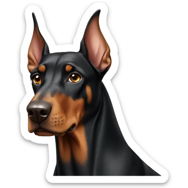 Doberman sticker