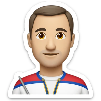 man from moldova with moldova flag sticker